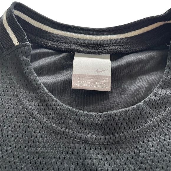 Vintage Nike Mens Y2K Basketball Swoosh Travis Mesh Jersey Shirt Warm Up  Large - Picture 3 of 6